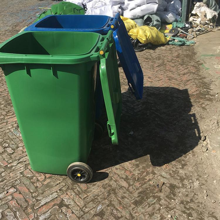 塑料组合分类垃圾桶 可移动学校分类垃圾桶 户外塑料垃圾 卓一环卫