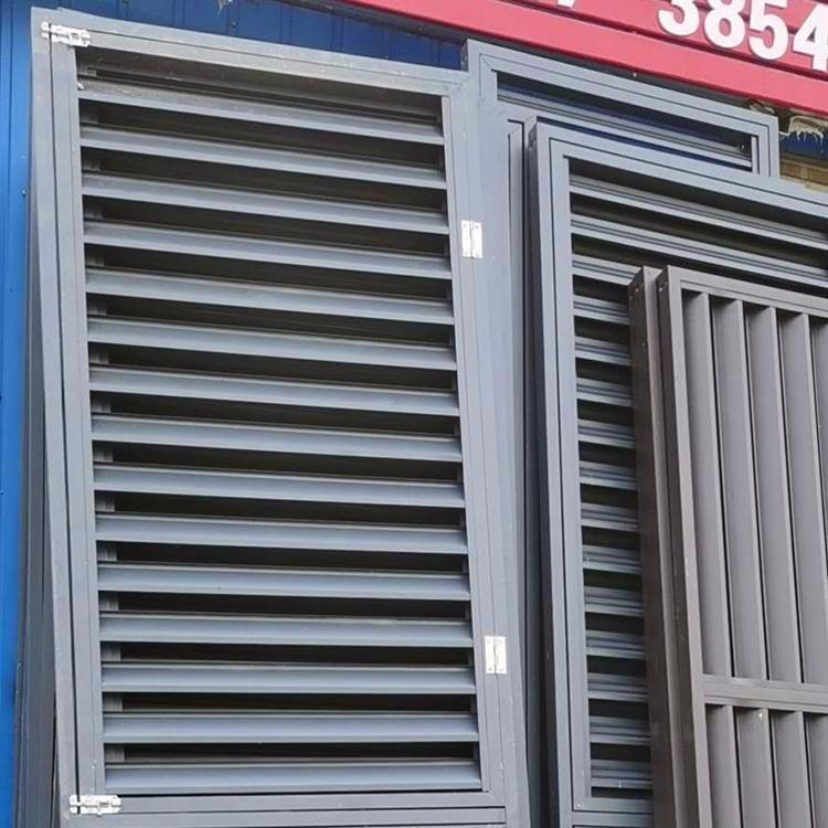 铝合金防雨百叶窗 防雨百叶窗 铝合金百叶窗供应