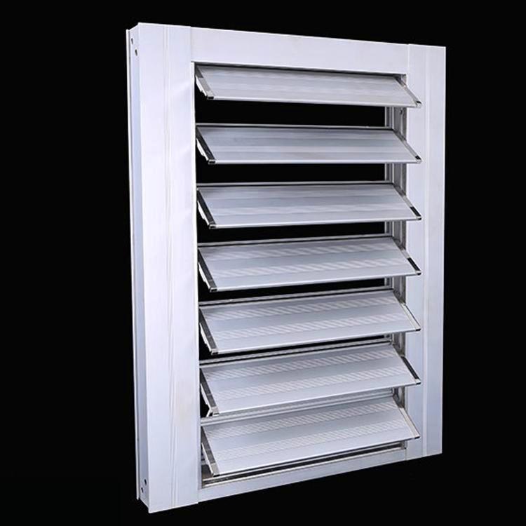 铝合金百叶窗 装饰百叶窗 可调节通风开启方便