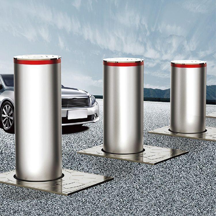 阜阳全自动液压升降柱厂家报价 智铭 小区学校工厂伸缩门厂家报价