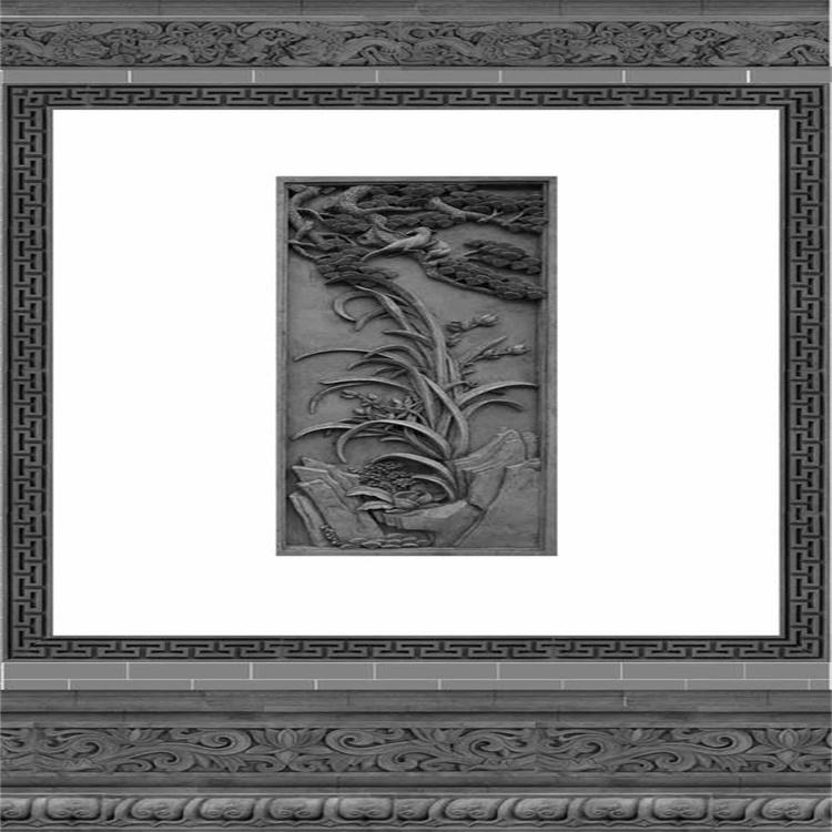 河北厂家生产-古建砖雕批发 -古建圆形砖雕-古建四合院影壁墙砖雕