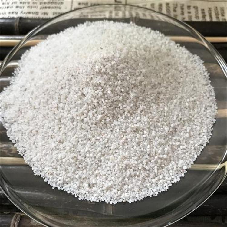 圆粒白色石英砂厂家 精制石英砂库存 白色石英砂规格库存