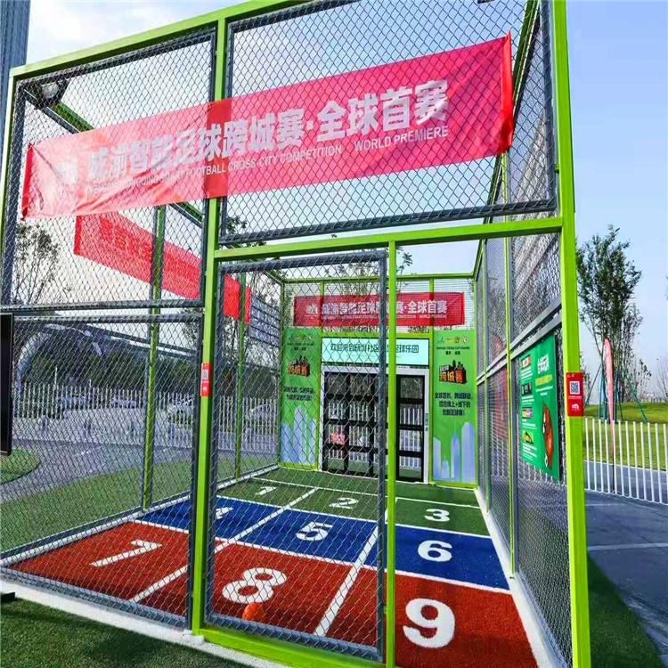 厂家直销 绿色勾花体育场围网 笼式运动场围栏 足球场围网