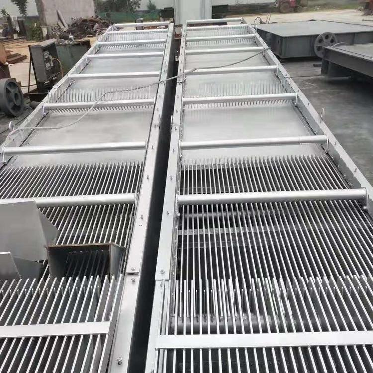 栅格型污泥分离机除污机 尼龙耙齿蓝污 河道清污捞渣机