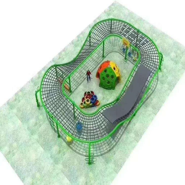 户外非标设备儿童训练体能爬网游乐场大型游乐设备攀爬网定制