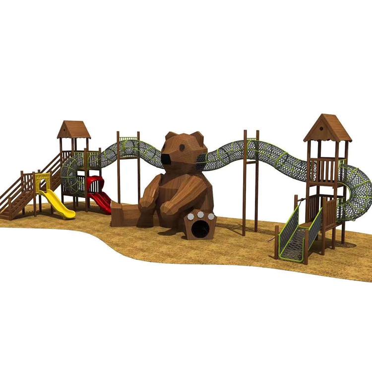 户外大型非标定制公园景区商场儿童乐园游乐场组合滑梯不锈钢滑梯造型外贸加工出口