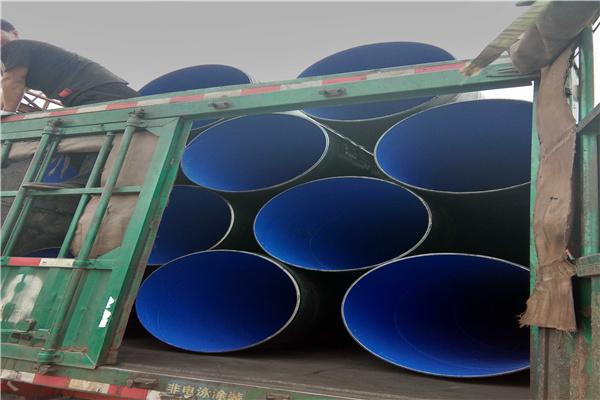 沧州正泰 大口径外PE内EP聚乙烯防腐钢管 涂塑钢管 贺州